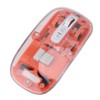Transparent Computer Mouse 2.4G BT1 BT2 Tri Mode USB Rechargeable