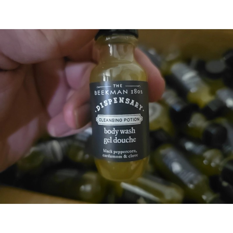 Beekman 1802 Dispensary Body Wash 1 oz. flip cap bottles