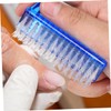 Hohopeti 12pcs Fingernail Brush with Handle Grip Manicure Cleaning Tools
