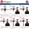 Kegco Commercial Grade Double Gauge Primary Kegerator Nitrogen Gas Regulator