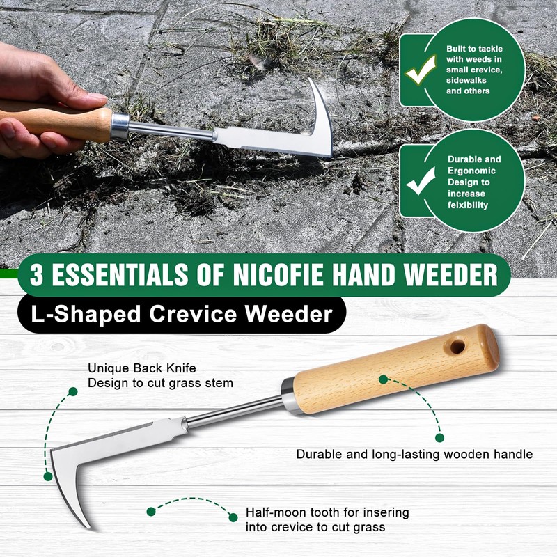 BOOLOOEN Hand Weeder Tool (BMCCQ47)