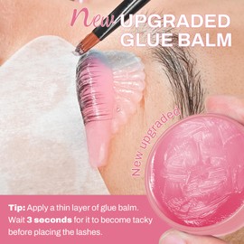 Lomansa Eyelash Lift Kit for Women At-Home Lash Perm Kit with Natural Curls, Salon & DIY Use (With Lash Lift Balm Glue)