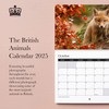 British Animal 2025 Wall Calendar Featuring Stunning Photography of Animals
