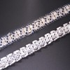 Rytenz 1 Yard Crystal Rhinestone Close Chain Trim Pearl Beaded