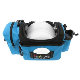 Fade Crunch Disc Golf Bag – Lightweight, Durable, and Spacious Storage for Disc Golfers (Sky Blue)