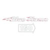 1954-1955 Corvette Blue Flame 150 Valve Cover Decal