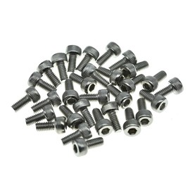 Dopro Paquete de 30 tornillos de montaje para puente de trémolo de acero inoxidable para tuercas de bloqueo y puente, para FR