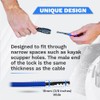 DocksLocks Weatherproof Coiled Security Cable Lock (5ft to 25ft Lengths)