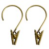 KaiYi Curtain Clips, Curtain Rod Clips, Set of 16, Clip