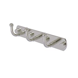 Allied Brass 1020-3-SN Skyline Collection 3 Position Multi Hook, Satin Nickel