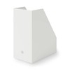 MUJI 83904357 Stand File Box with Recycled Polypropylene, Wide, White