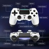Effdrdfs Wireless Controller, Upgraded Controller Wireless for PS-4/Slim/PC, Bluetooth Gamepad