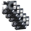5-Pack 18482 A18482 Permanent Polyester Label Tape Compatible with Dymo