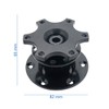 Universal Steering Wheel Snap Off Quick Release Hub Car adapter
