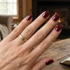 Advanced purple gradient style,Short almond-shaped nails,12 sizes - 24 nail
