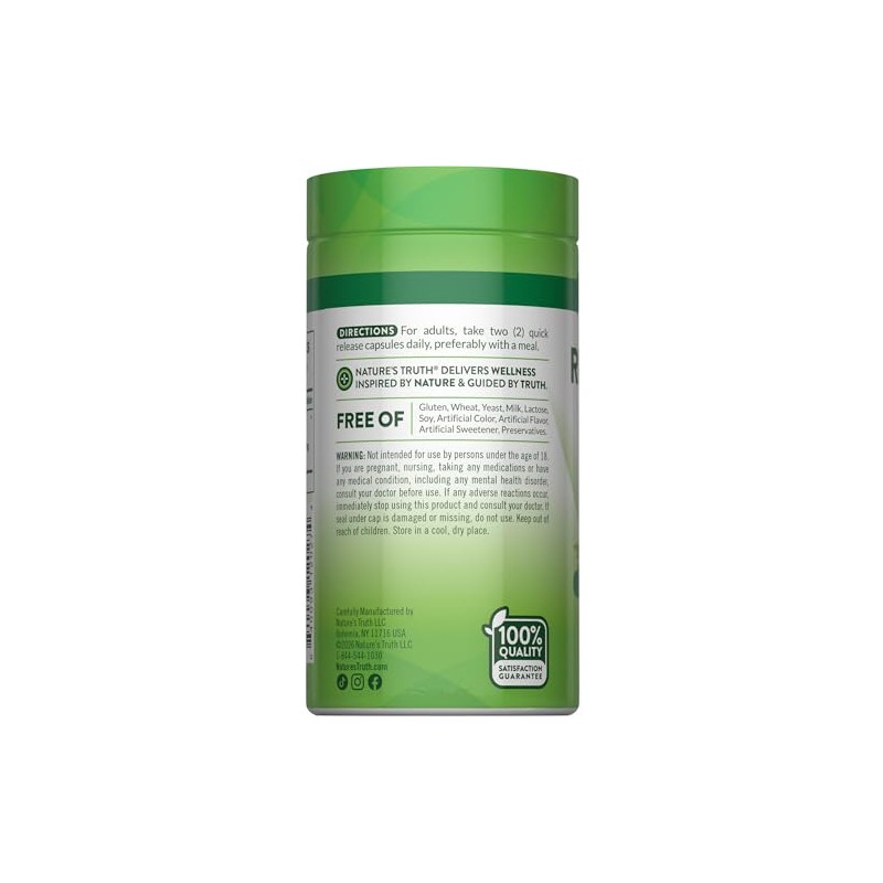 Natures Truth Rhodiola Rosea, 2000 Mg