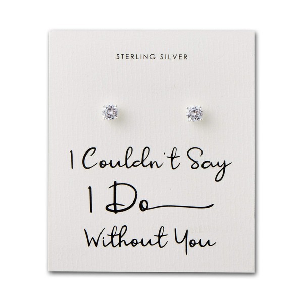 Philip Jones Sterling Silver I Couldn't Say I Do Without