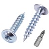 SKIR'CO (Pack of 100) Galvanised Steel 3.0 x 20mm Silver