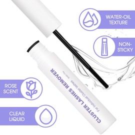 DIY Lash Remover for Eyelash Extensions: Wendy, Supply to Use at Home, Wand, Effectively, Low Irritation, GX08, Clear, 5ml