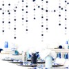 Navy-Blue White-Silver Party-Decorations Birthday Garland - 62ft Twinkle Little Star