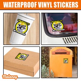 MAIANEY (3Pcs - 3in) Can We Fix It No Its Fked Funny Hard Hat Stickers Raccoon Meme Blue Collar Sticker Women in Construction Gifts Decorations Water Bottle Tumbler Laptop Phone Toolbox Car Window