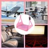 Foot Hammock for Plane Travel, Upgraded Wide Airplane Foot Hammock