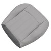 Priprilod Gray Leather Driver Side Bottom Replacement Seat Cover Compatible