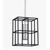 Light Caged Chandelier Decore 9”x12”x15” Adjustable hanging stem max length