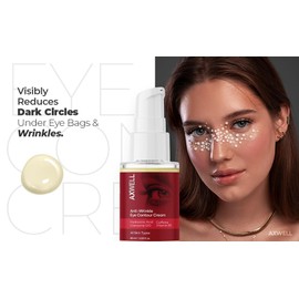 Anti-Wrinkle Eye Contour Cream, 60 ml, Hyaluronic Acid, Coenzyme Q10, Caffeine, Vitamin B5