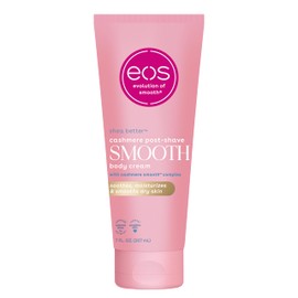 eos Cashmere Skin Collection Post-Shave Smooth Body Cream- Vanilla Cashmere, 72-Hour Hydration, Nourishing, Body Care, Shea Butter, 7 fl oz