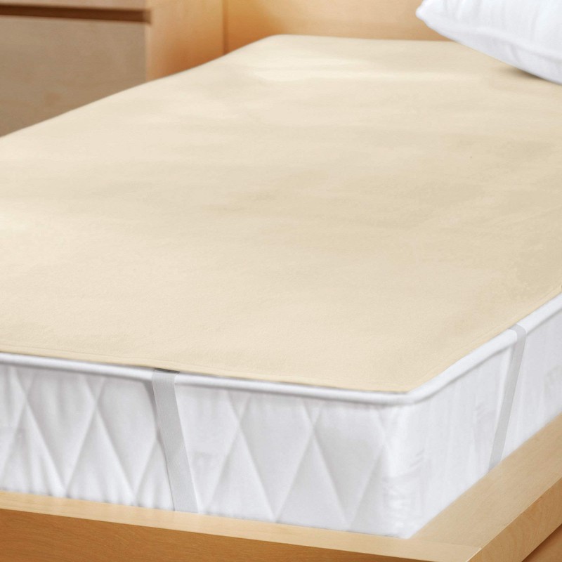 Erwin Müller Eisleben Organic Mattress Topper Boil-Proof Molton Natural Size