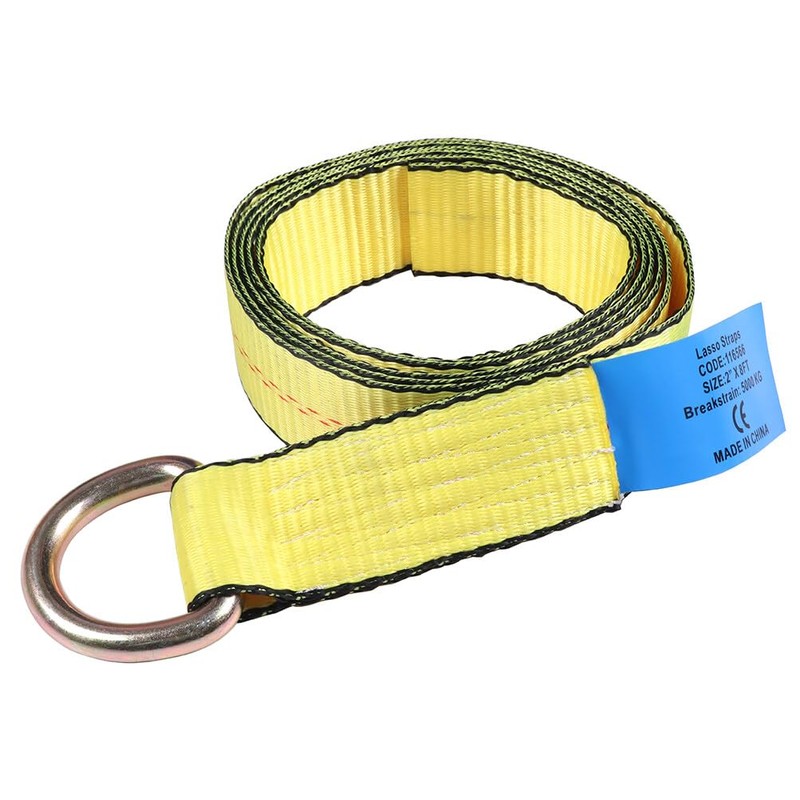 CCIYU Durable 4set(12x) Lasso Wheel Lift Straps 2" Ratchets J