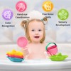 Calkkrer 6 Pieces Bath Toys for Children Aged 1+ Bathtub