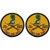 ARMY SNIPER SCHOOL EMBROIDERED MORALE PATCH | 2PC Hook Backing