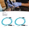 2pcs 5.9ft Tattoo Clip Cords RAC Interface Professional Copper Silicone