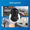 CGELE Cable Gland 20 Pack 1/4" NPT Waterproof Adjustable Connector