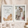 Afuly Photo Frame, 2 Sides, 2 Ls, White Photo Frame,