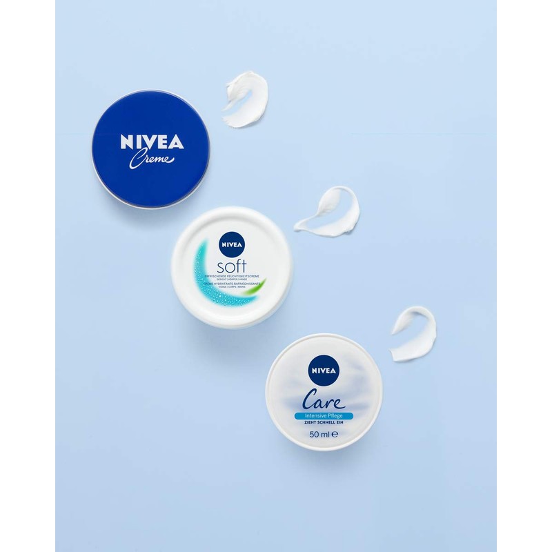 NIVEA Soft Refreshing Moisturising Cream (50 ml), Nourishing Soft Cream