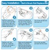 Ceoighe Vacuum Cleaner Brush Roll with 3 Pcs Belt &