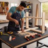 Extra-Long Workbench Mat 24" x 70.5", Scratch-Resistant PVC Work Bench