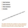 sourcing map 7.5mm Twist Drill Bits, High-Speed Steel Straight Shank