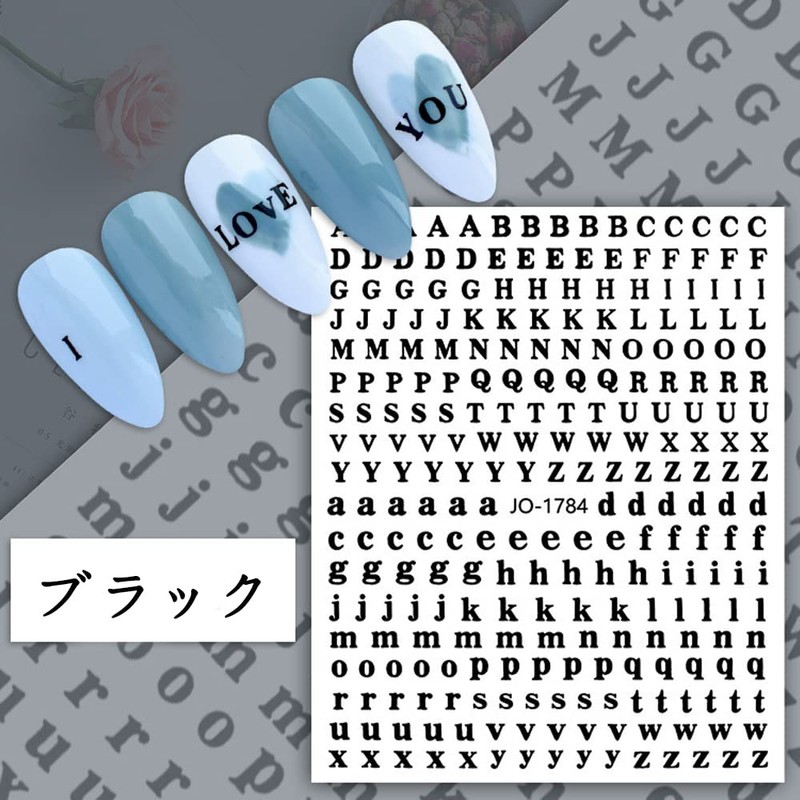 DFsucces 6 Pcs Alphabet Stickers English Letters Logo Glitter Upper
