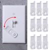 YLOVAN Toggle Switch Plate Cover Guard 10 Pack Clear -
