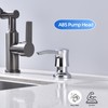 Ximlike Chrome Soap Dispenser for Kitchen Sink Built in, ABS