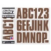 Stiffie Uniline Brown 3" Boat & PWC Registration Decals •
