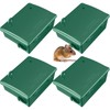 4 Pack Rat Bait Stations Large Rodent Bait Station with