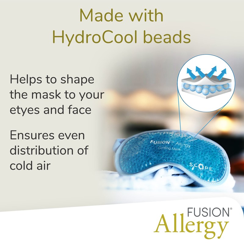 Fusion Allergy Cooling Mask - Featuring HydroCool Technology - A