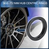 INFINAUTO Hub Centric Rings,56.6mm ID 73.1mm OD Car Wheel Hubrings