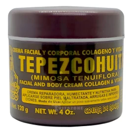 Del Indio Papago Crema 120 g con tepezcohuite, facial y corporal regenerante