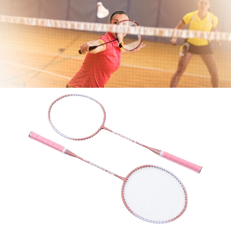 Badminton Rackets,2 Player Badminton Racket Kit for Beginners Student Training